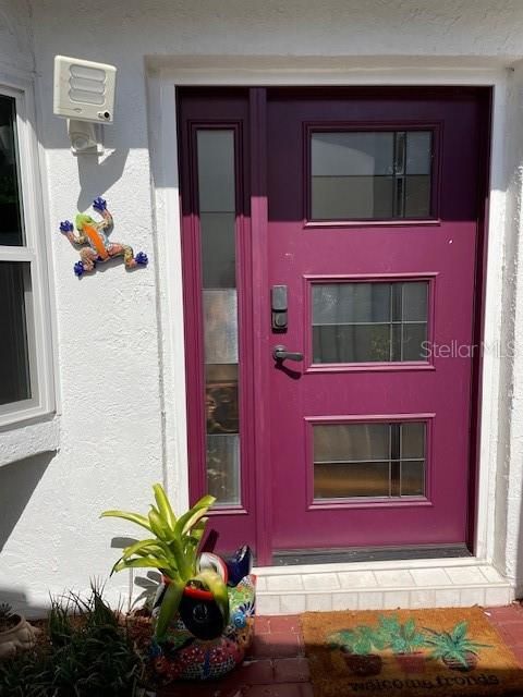 courtyard entry