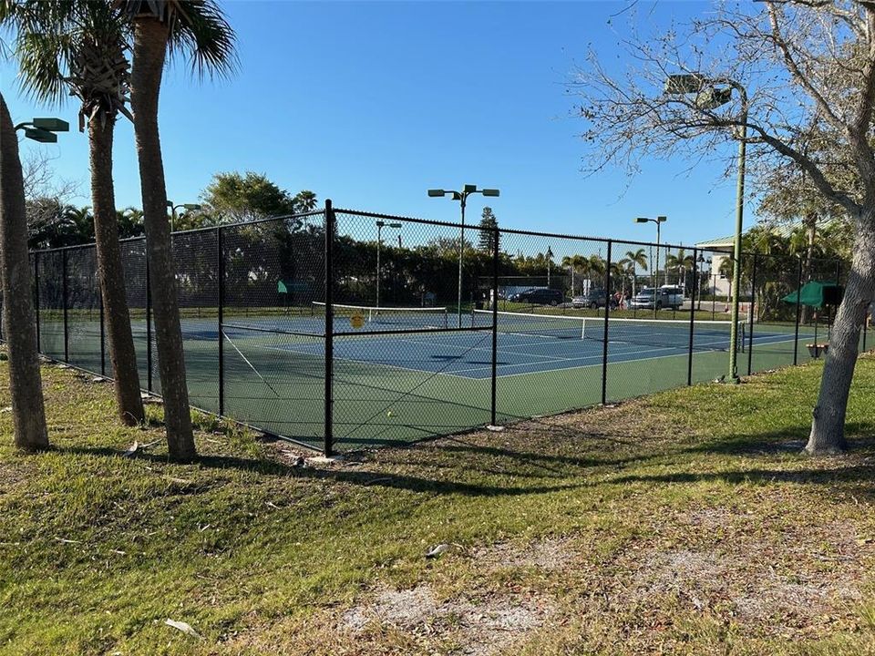 Belleair Beach Lighted Tennis Courts.