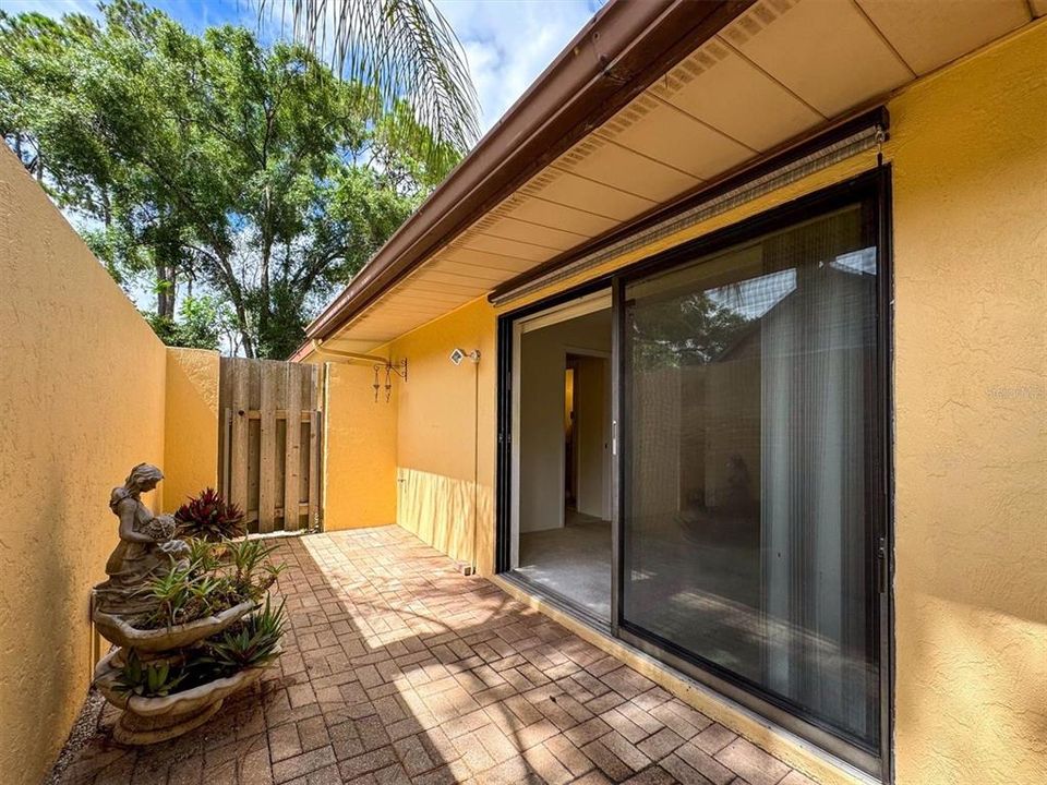 Private Courtyard off Main Bedroom