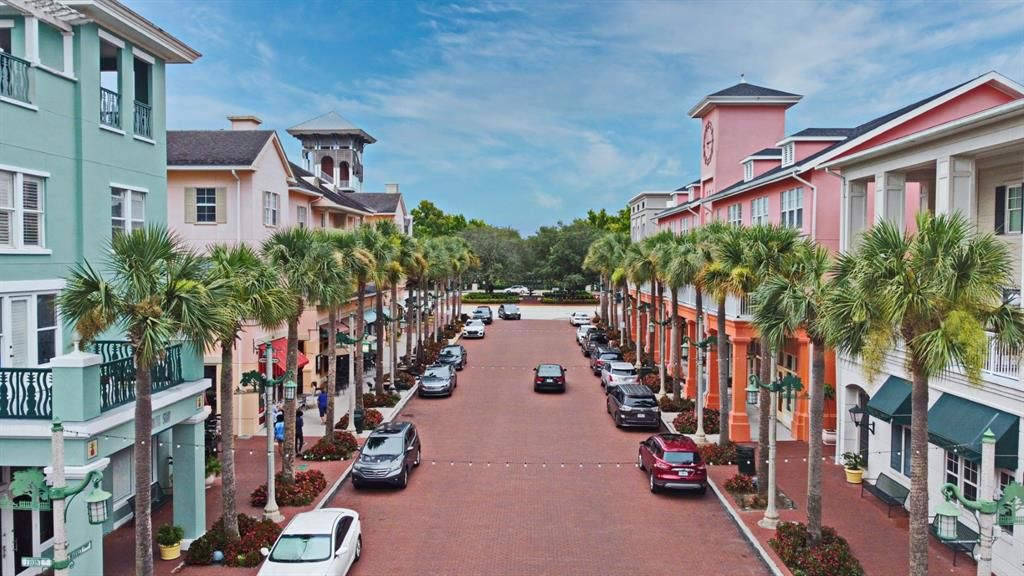 Market Street in the Center of Town