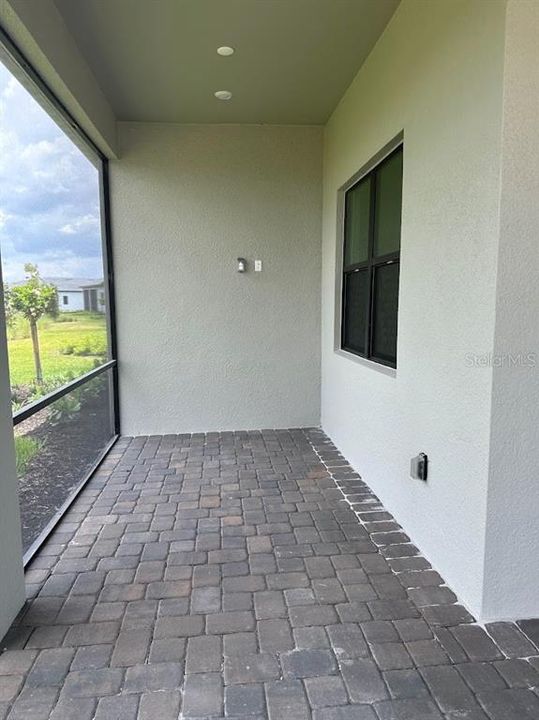 Screened in, extended covered lanai