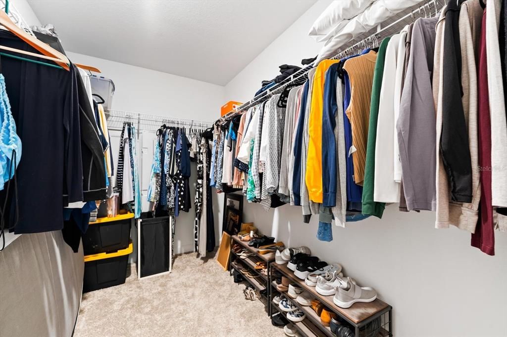 Large Walk-In Closet.