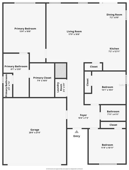 Active With Contract: $380,000 (3 beds, 2 baths, 1549 Square Feet)