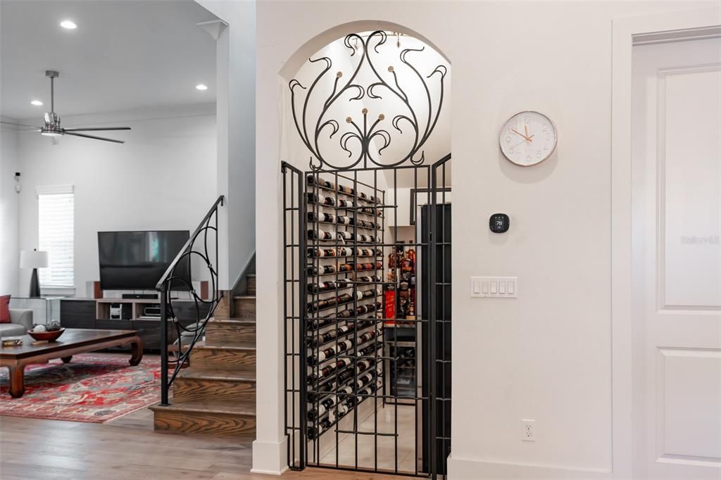 Custom wine room