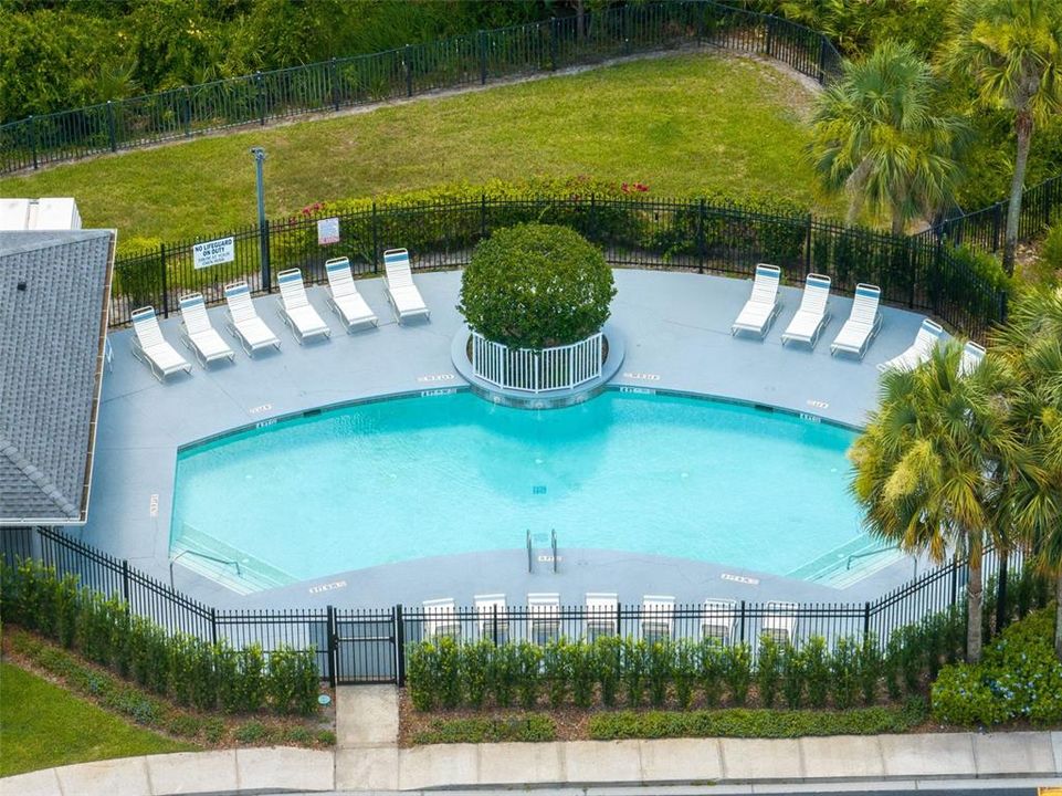 A short walk takes you to the sparkling community pool.