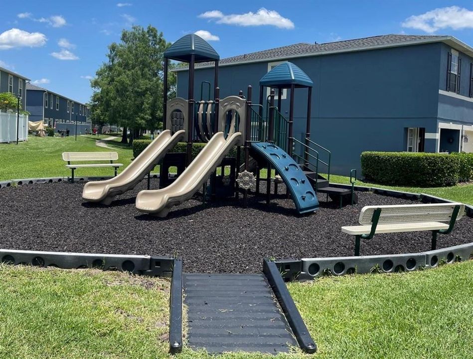 Let the kiddos enjoy the community playground!