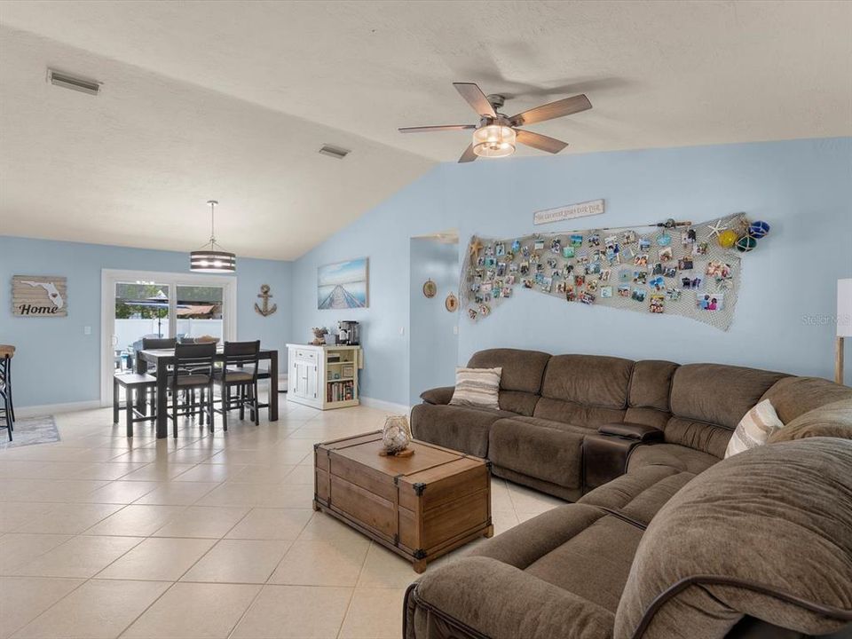 Living area from entryway