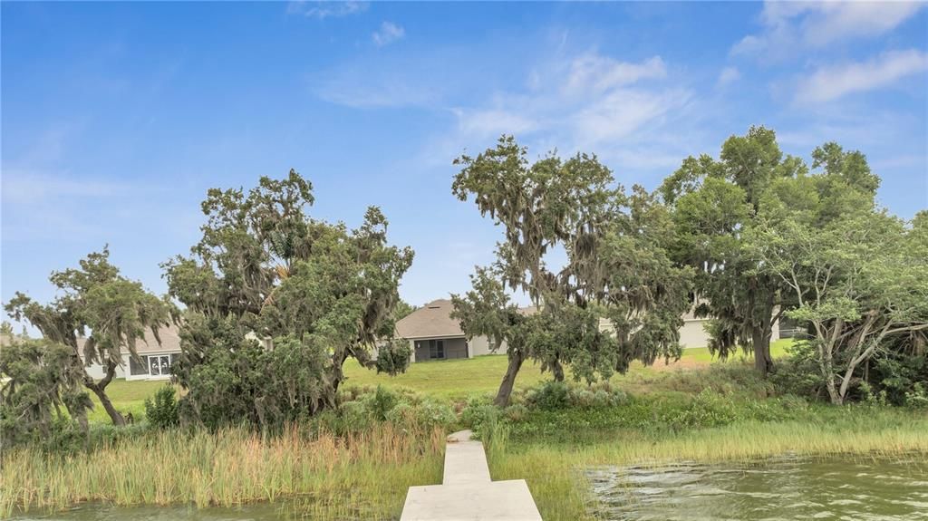 Rear Home View with Dock View