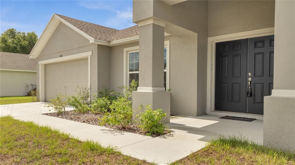 French Doors with Garage View