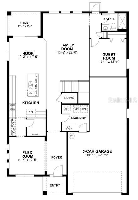 Active With Contract: $541,990 (3 beds, 2 baths, 1758 Square Feet)