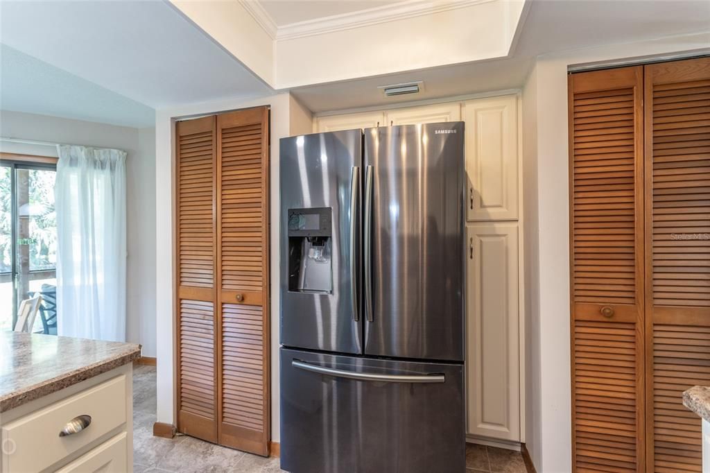 Pantry And Washer/Dryer Closet