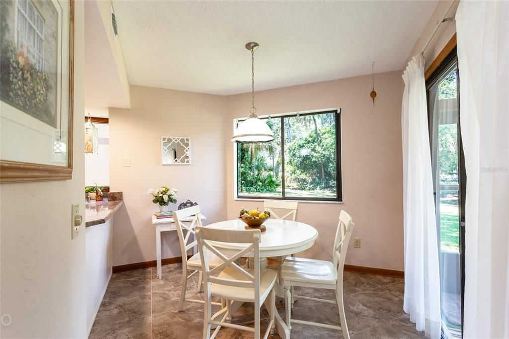 Cozy Breakfast Nook Filled With Natural Light