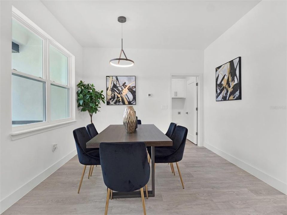 Formal dinning room area