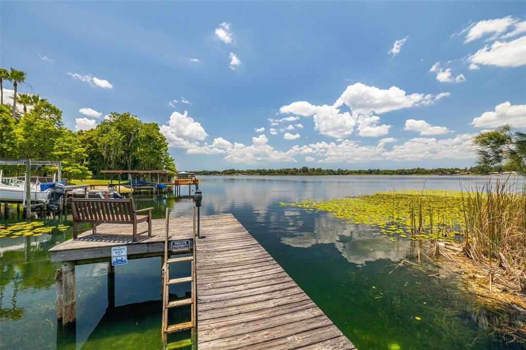 Deeded lake Magdalene access with Dock