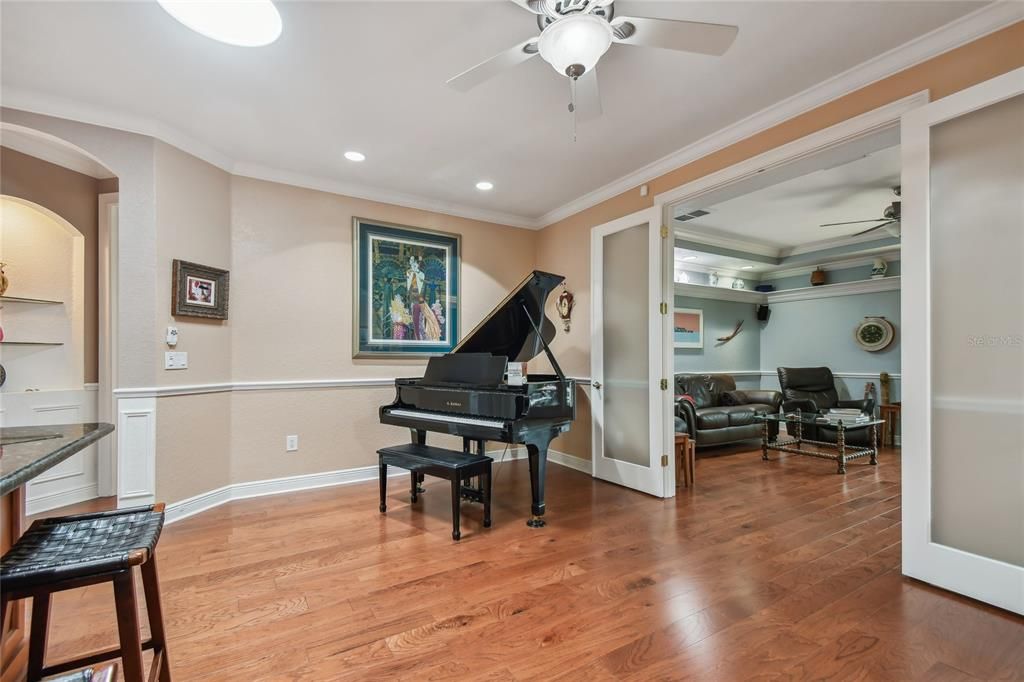 Sitting area or great for piano, which is for sale