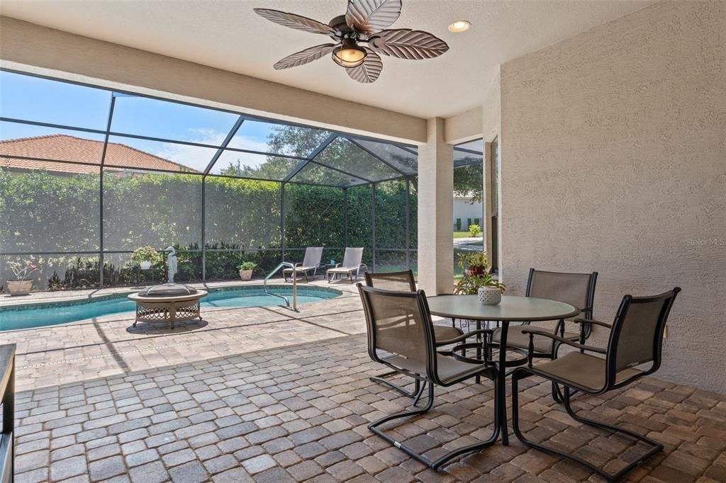 The epitome of Florida Living - a Pavered Lanai and inviting pool!