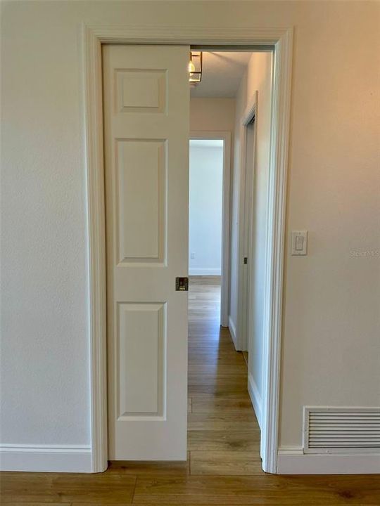 Pocket Door to Guest Bedrooms