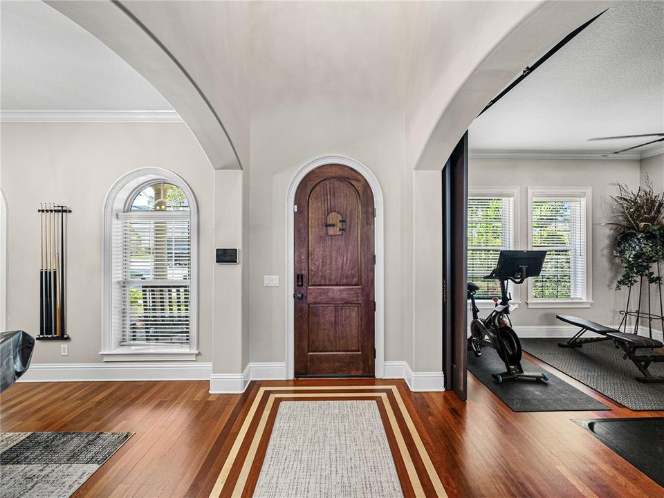 View of front door from foyer