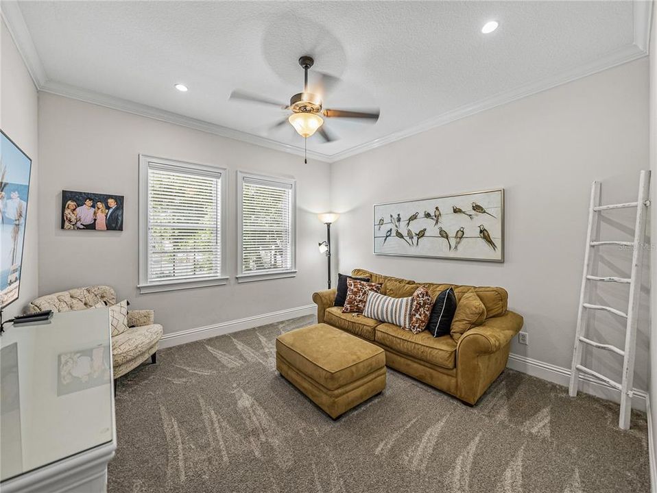 Upstairs den/library could be a fifth bedroom if needed.