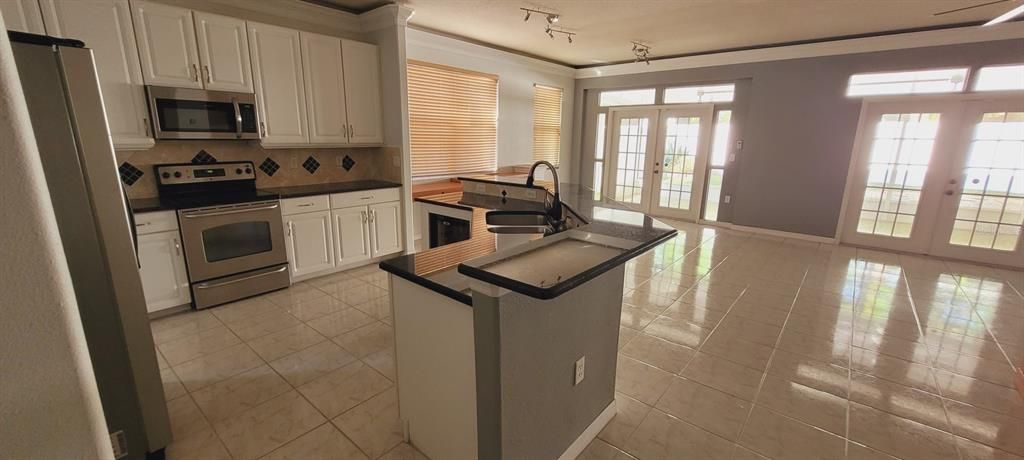 Kitchen and French Doors