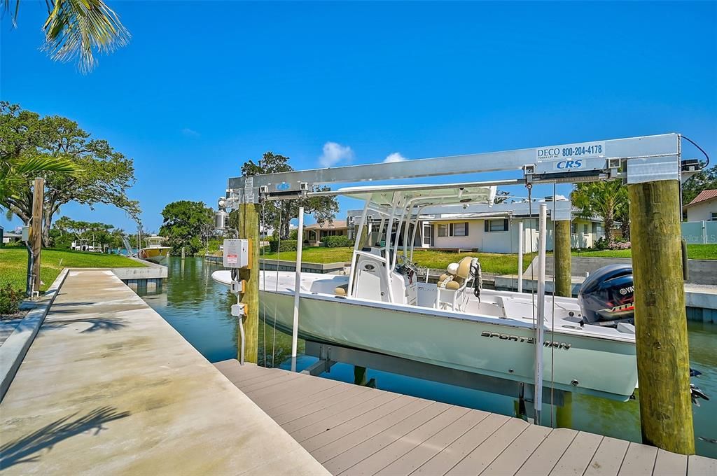 2024 Concrete Seawall, Composite Wood Dock w Water and Electric