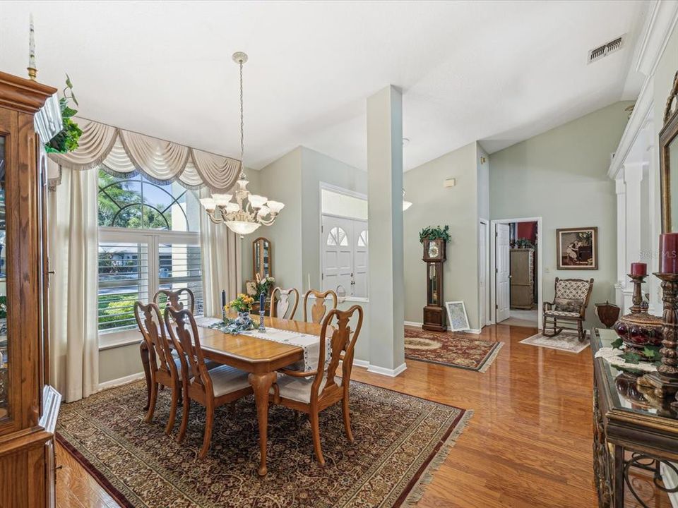 beautiful hardwood floors, plantation shutters