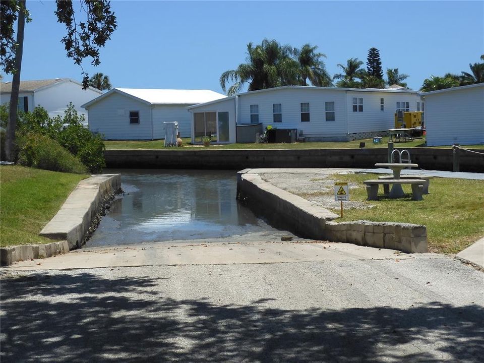 boat ramp to canal to river.