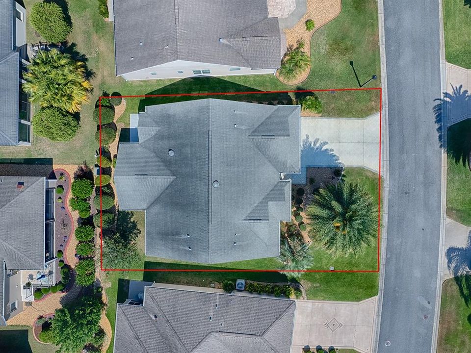 AERIAL VIEW SHOWING FOOTPRINT.