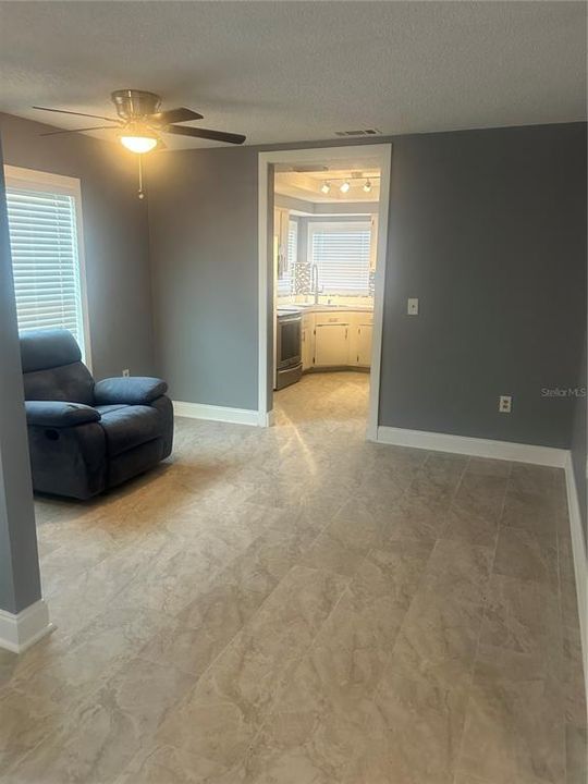 Dining area off of the living room view #1