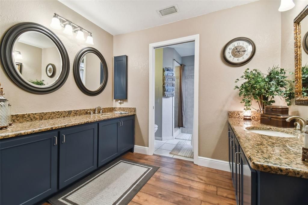 Large walk-in shower