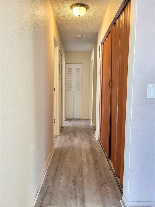 Hallway to bedrooms, baths, laundry, etc,