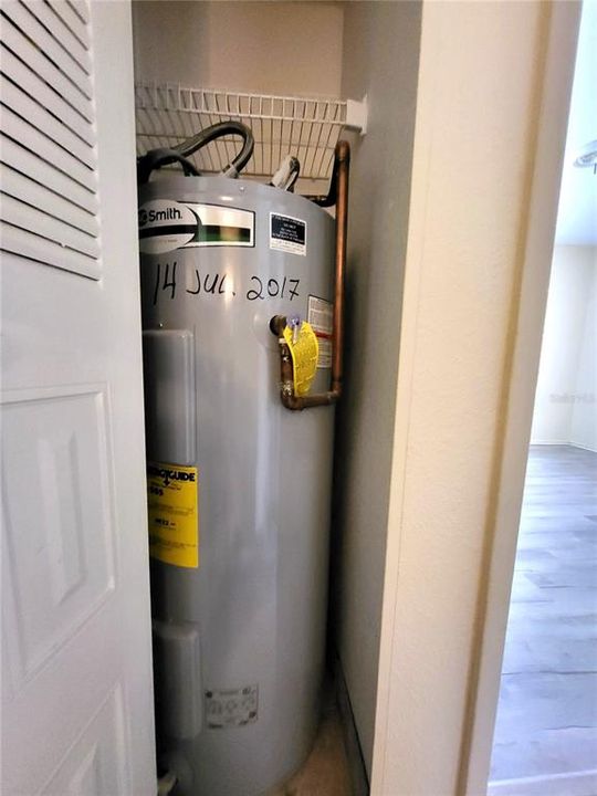 Water heater replaced 2017.