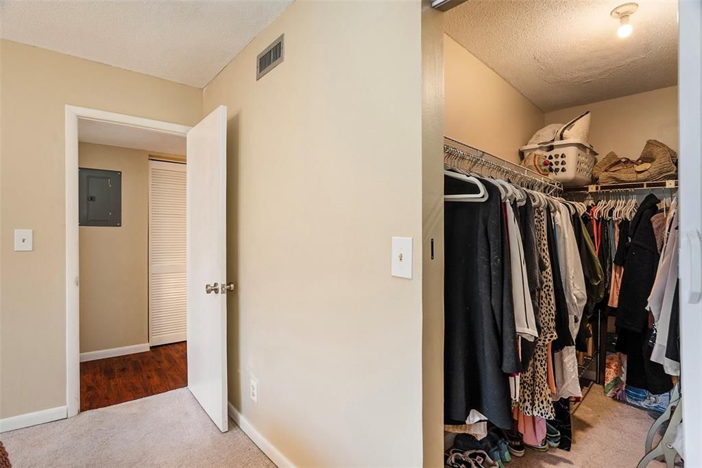 Large walk in closet