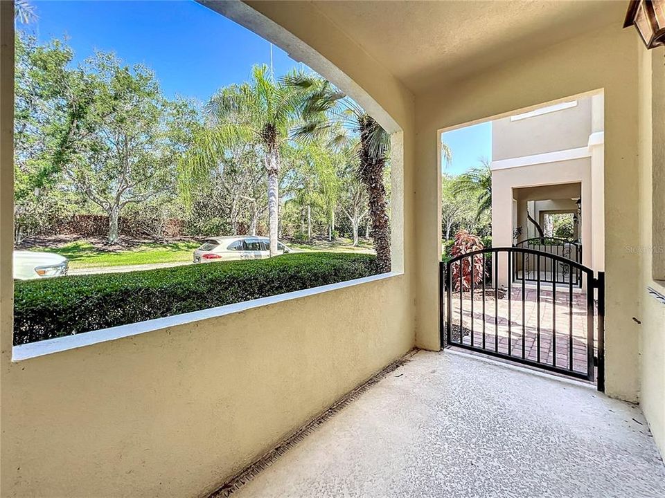 First Floor Patio with Entry Access