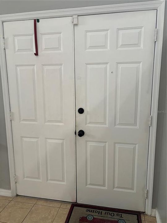 Double front door