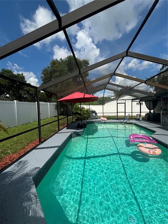 Beautiful screened in pool