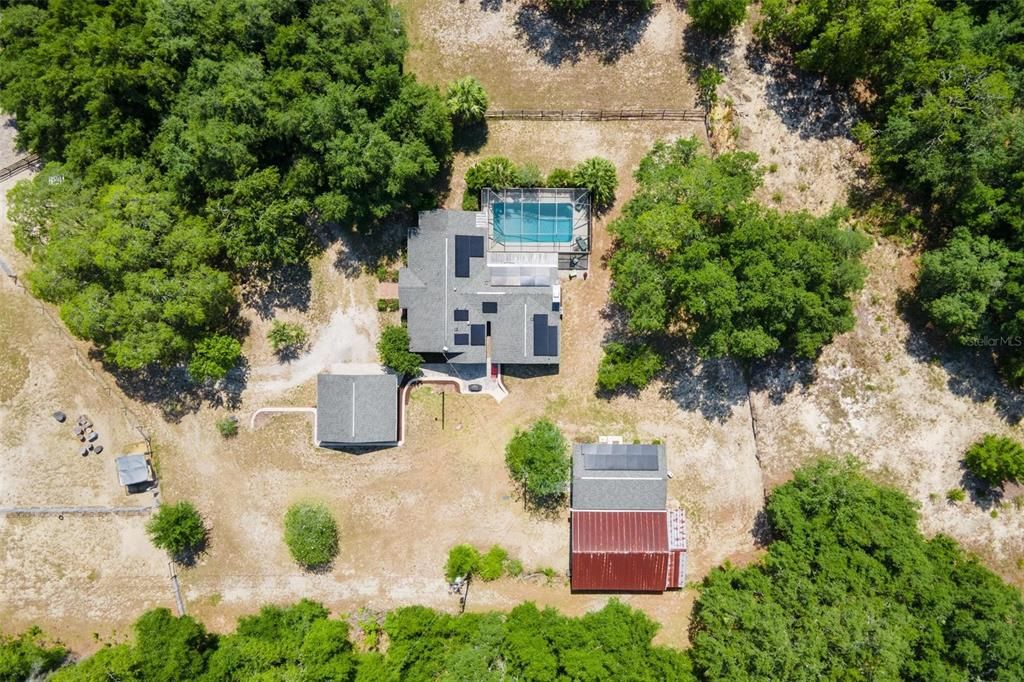 Aerial of Top View of Property