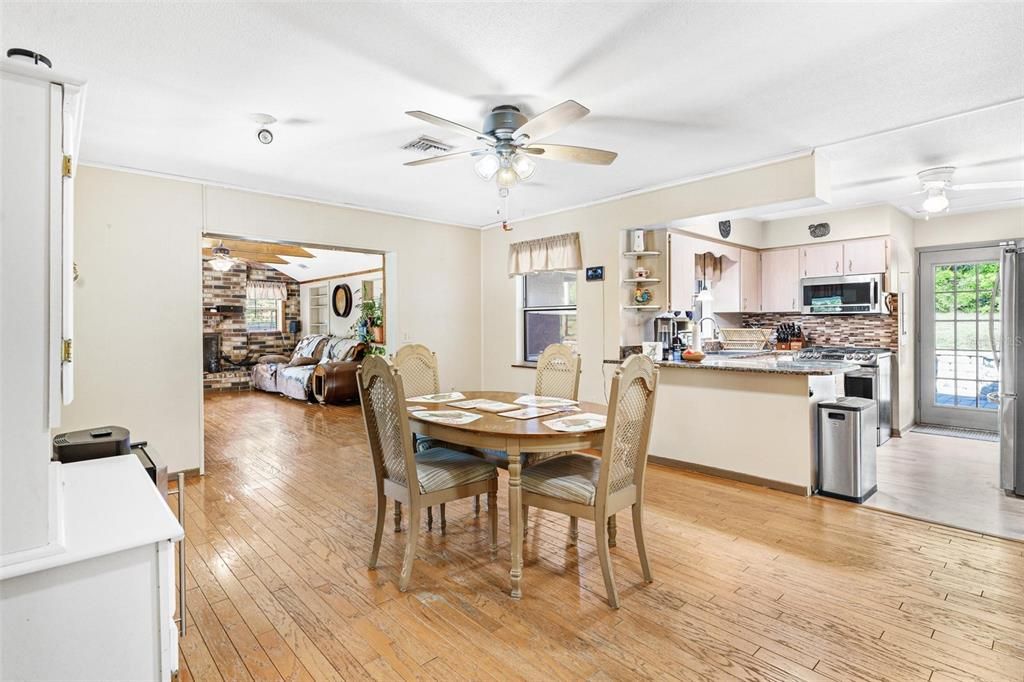 Dining and Kitchen Area