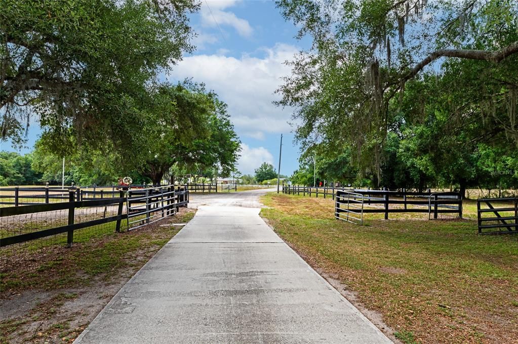 Entrance to property