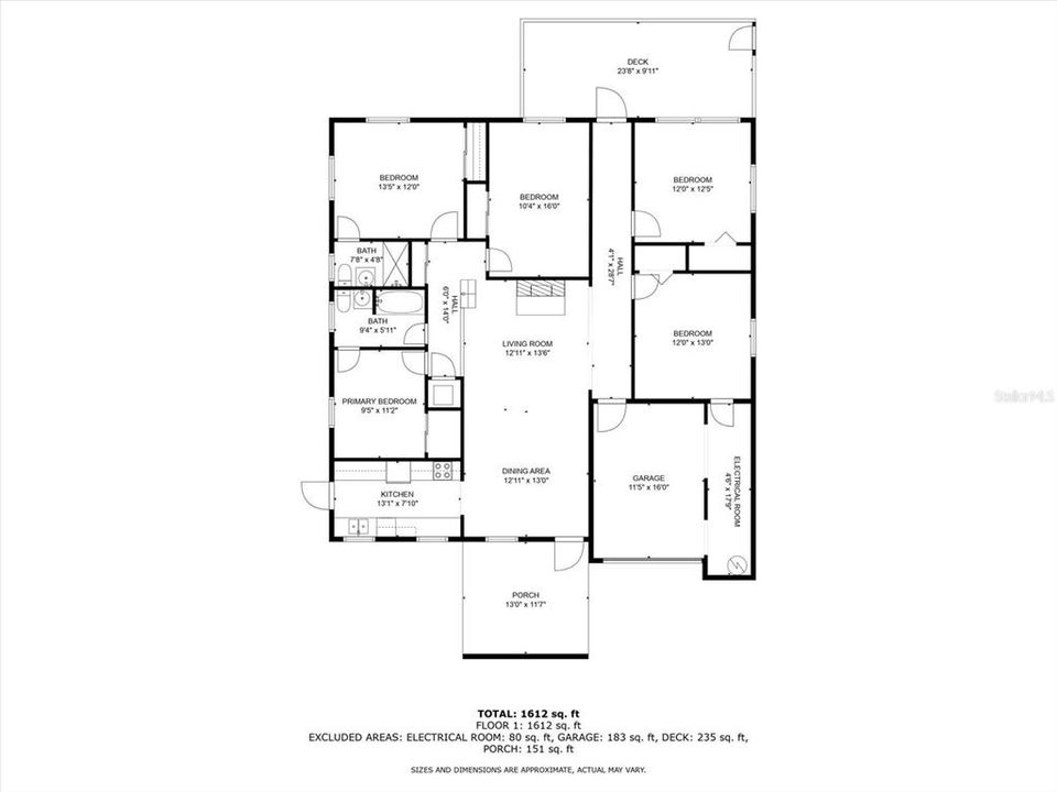 На продажу: $499,000 (5 спален, 2 ванн, 1680 Квадратных фут)