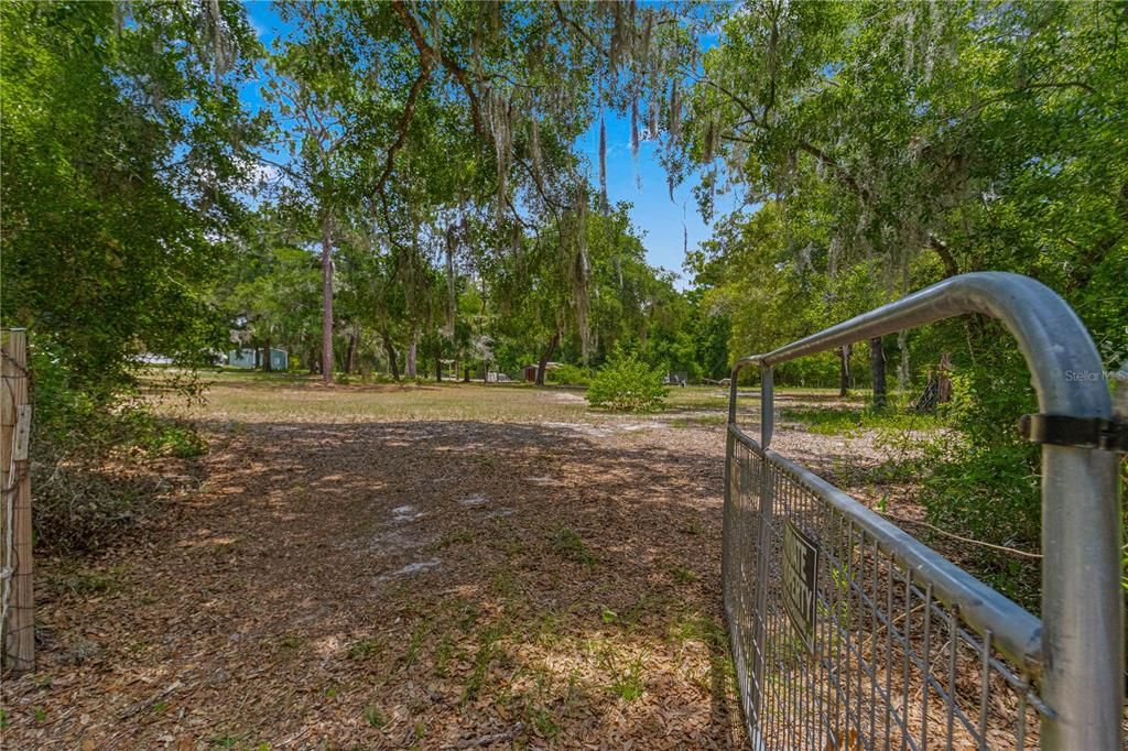 Back Gate - Leads to RV Hook up!