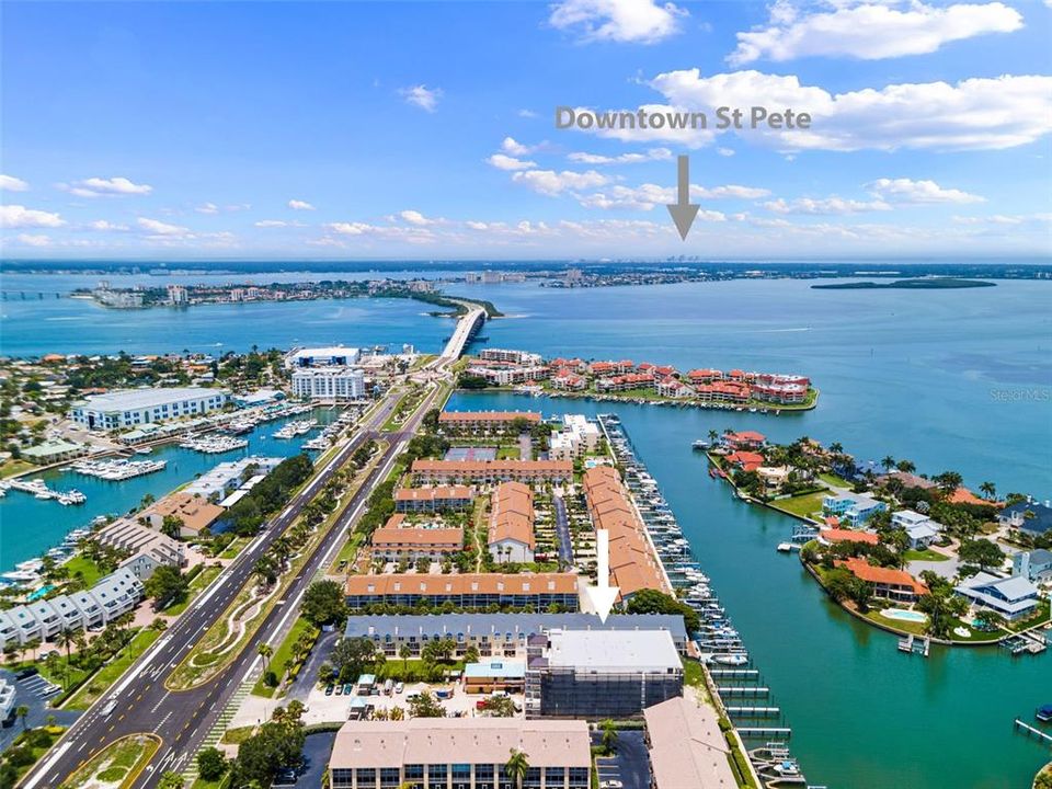 Quiet Cove is only 15 minutes away from downtown St Pete. So enjoy the boating and fishing at Quiet Cove during the day and head downtown for nightlife....