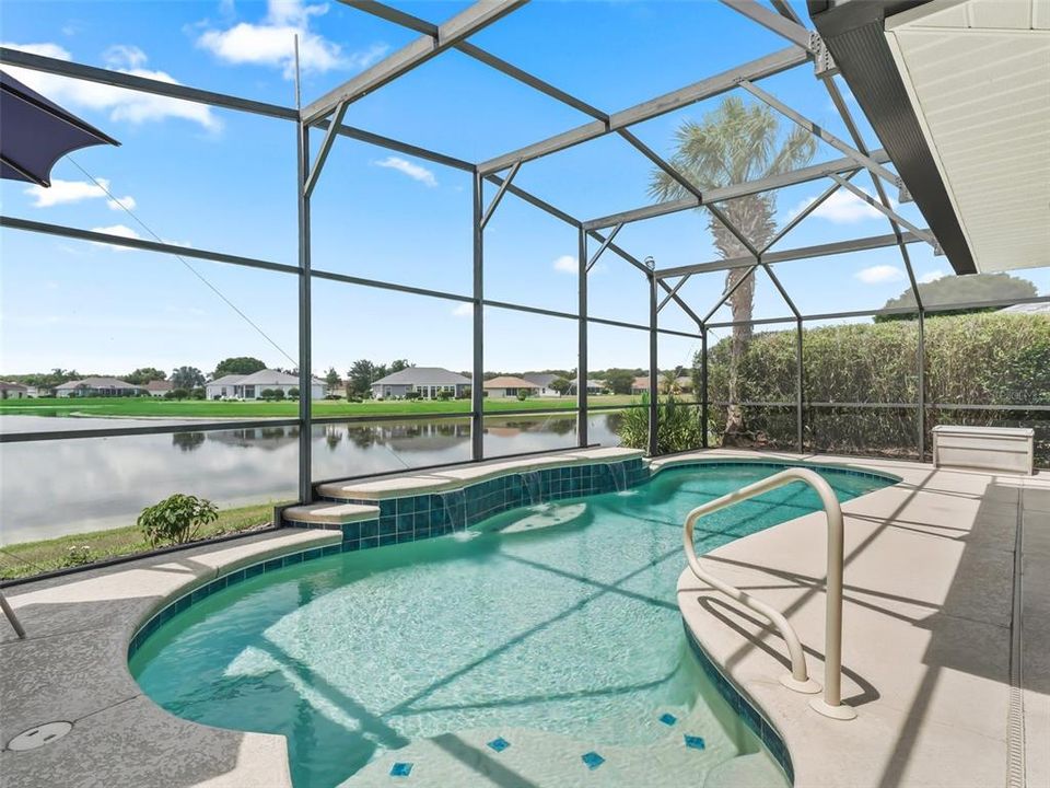 Heated Pool w/Water Feature