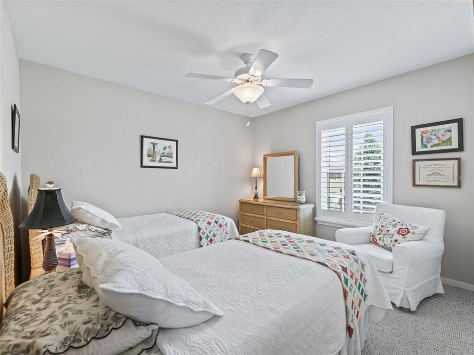 Bedroom 3 w/Plantation shutters