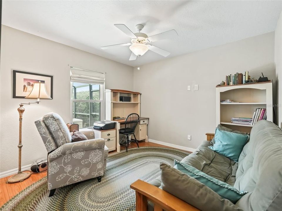 Bedroom 2 w/hardwood flooring