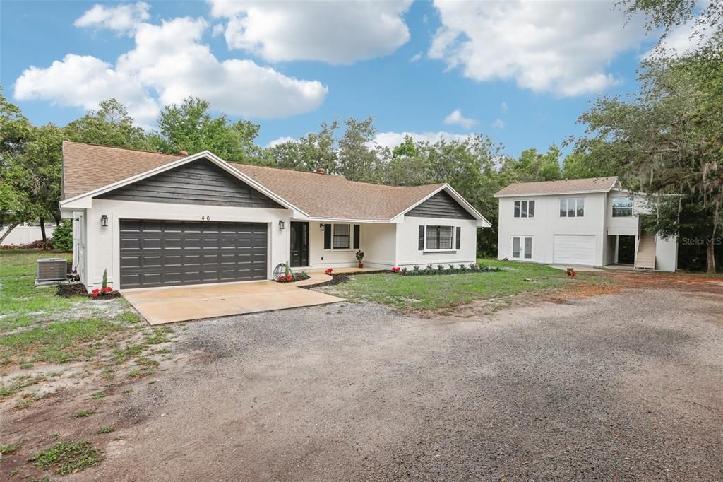 Main House, plus 2 story duplex