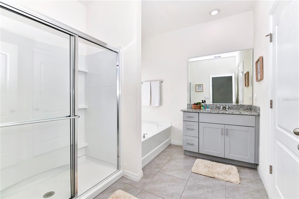Full Bathroom With Separate Shower