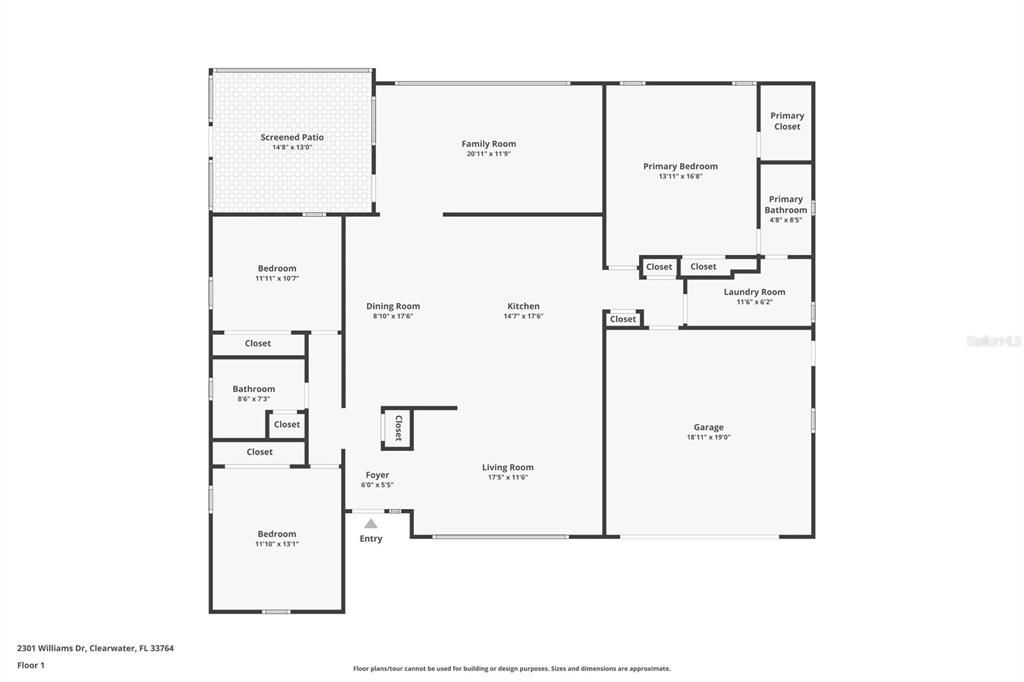 Active With Contract: $490,000 (3 beds, 2 baths, 1969 Square Feet)