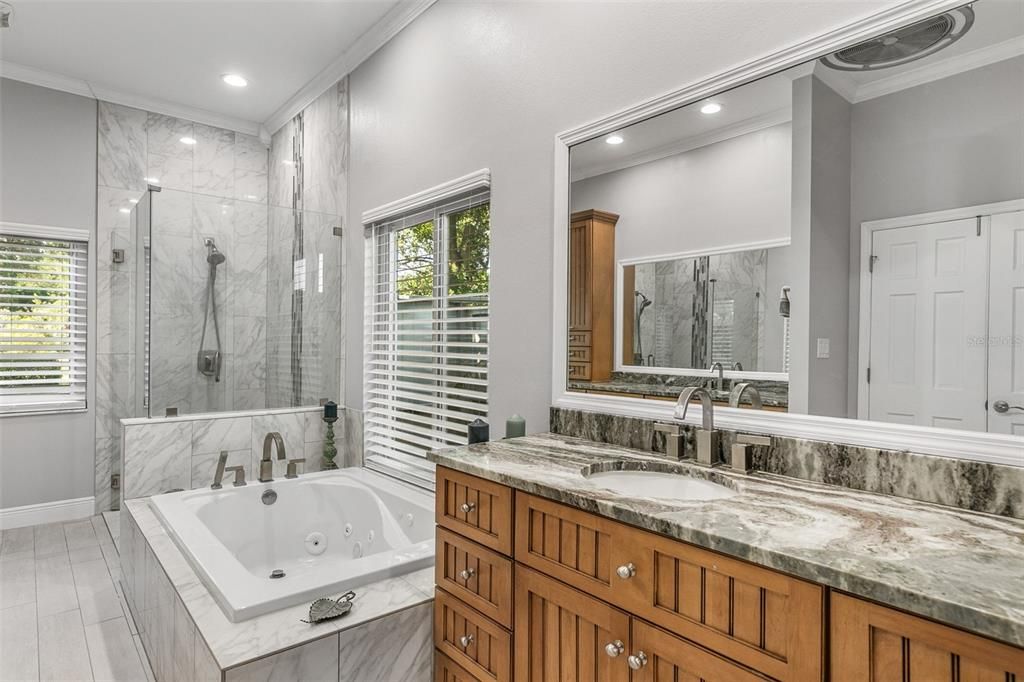 Primary Bath with Jacuzzi Tub