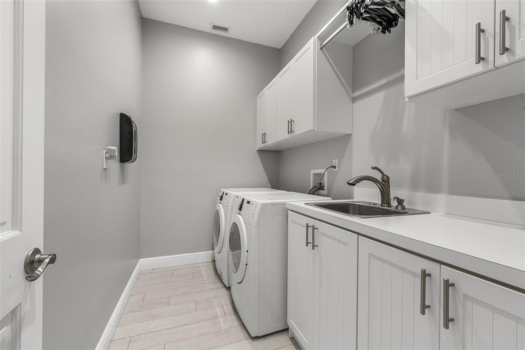 Custom Cabinetry in Laundry Room